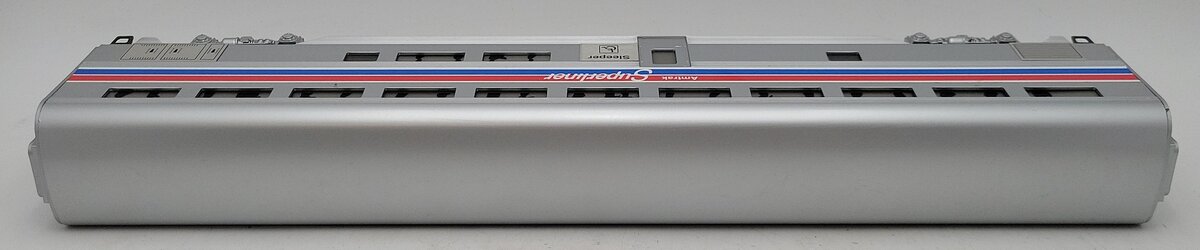 Williams O Gauge 60' Aluminum Amtrak Superliner Sleeper Passenger Car EX/Box