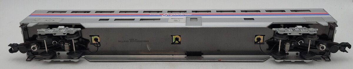 Williams O Gauge 60' Aluminum Amtrak Superliner Sleeper Passenger Car EX/Box