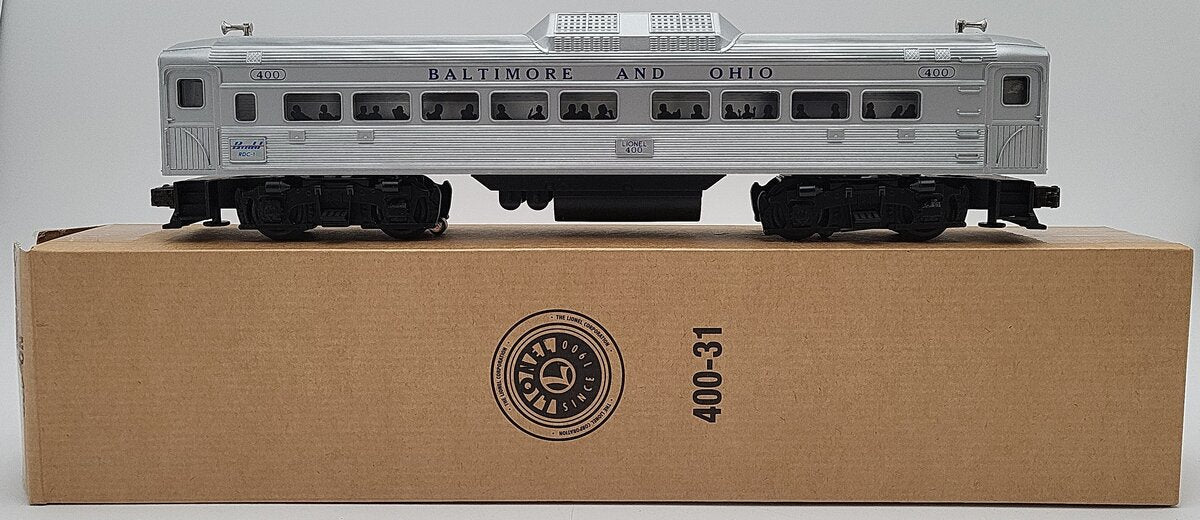 Lionel 6-38313 O Baltimore & Ohio Budd RDC Powered Passenger Car #400 LN/Box
