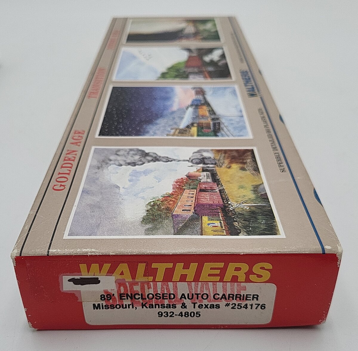 Walthers 932-4805 HO MKT 89' Enclosed Auto Carrier #254176 VG/Box