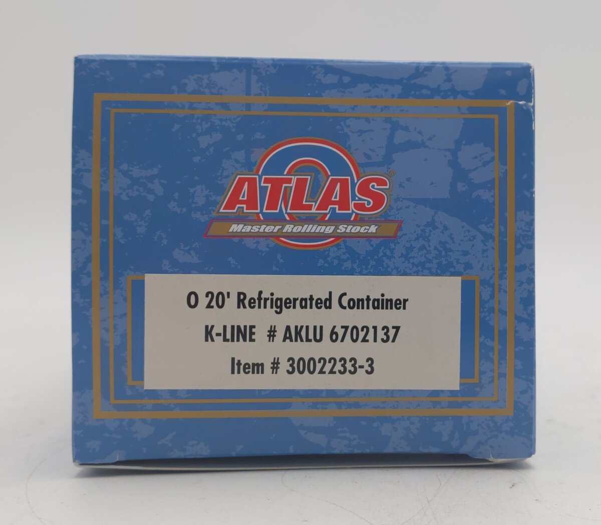 Atlas 3002233-3 O K-Line 20' Refrigerated Container #6702137 NIB