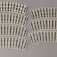 MTH Assorted Standard Gauge Realtrax Straight/Curved Tracks w/ Lock-on [19] EX