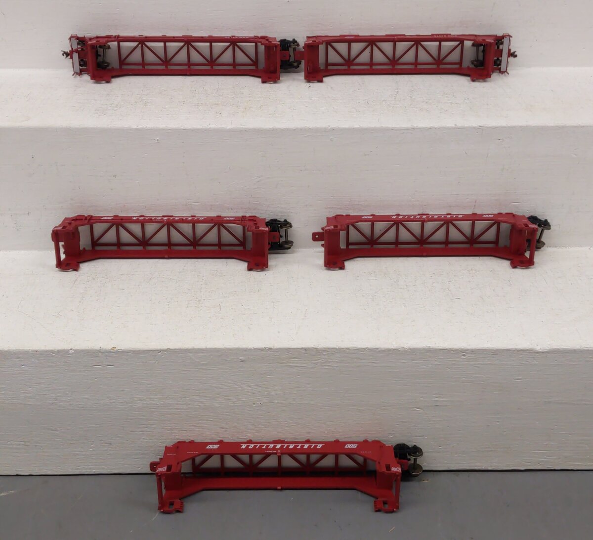 InterMountain 47607-2 HO Scale SOO Line Twin-Stack Well 5 Car Set LN/Box