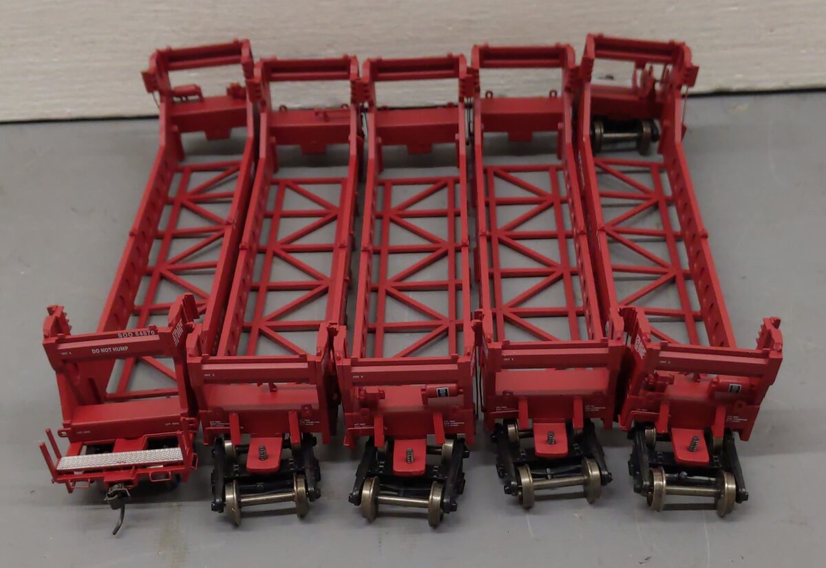 InterMountain 47607-2 HO Scale SOO Line Twin-Stack Well 5 Car Set LN/Box
