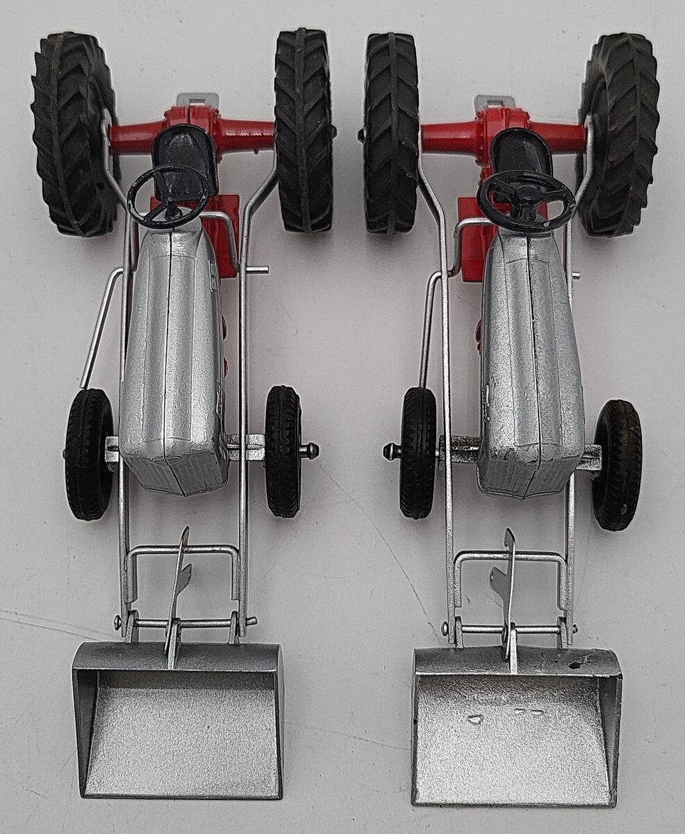 Tootsietoy 1:32 389 Ford Red Tractor w/ Scoop [2] EX