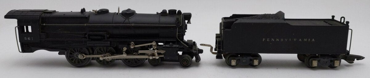 American Flyer 561 Vintage O Pennsylvania 4-6-2 Steam Locomotive w/ Tender VG