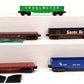 Lionel & Other O Gauge Assorted Freight Cars: 6-9140, 6-17501, 6-26460, 9020 [5] VG