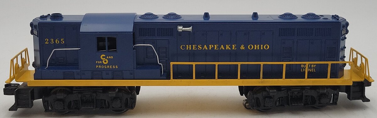 Lionel 2365 Vintage O Chesapeake & Ohio GP-7 Powered Diesel Locomotive EX/Box
