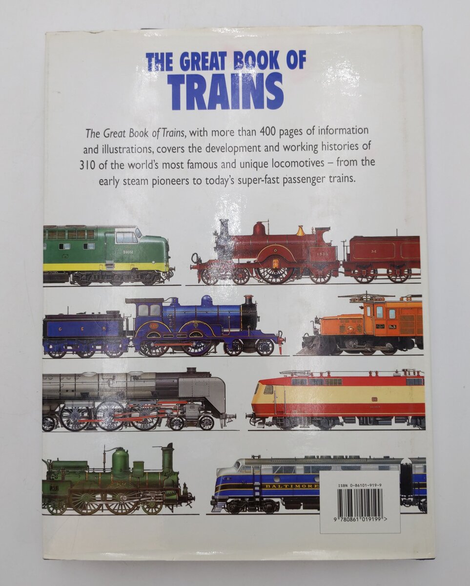 The Great Book Of Trains Hardcover Book By Brian Hollingsworth VG