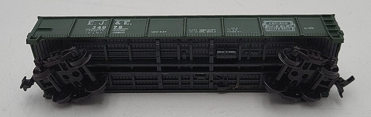 Life Like 8588 HO Scale Elgin Joliet & Eastern Railway Gondola #34079 EX/Box