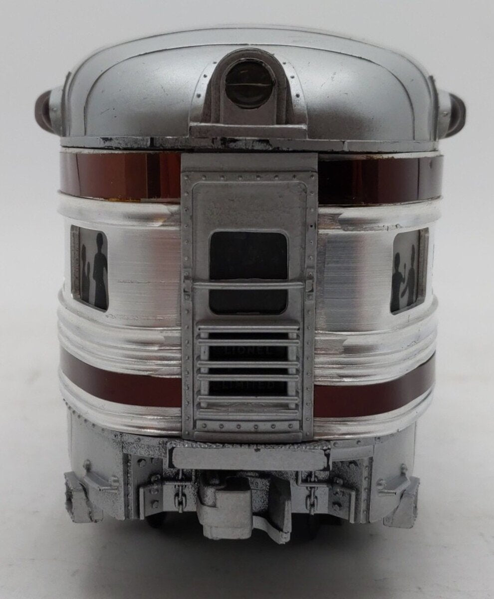 Lionel 2551 Vintage O Canadian Pacific Banff Park Aluminum Observation Car VG