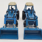 Ertl 828 1:64 Blue Vintage 1986 Ford TW-35 Tractor With Front End Loader [2] EX