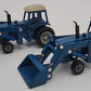 Ertl 828 1:64 Blue Vintage 1986 Ford TW-35 Tractor With Front End Loader [2] EX