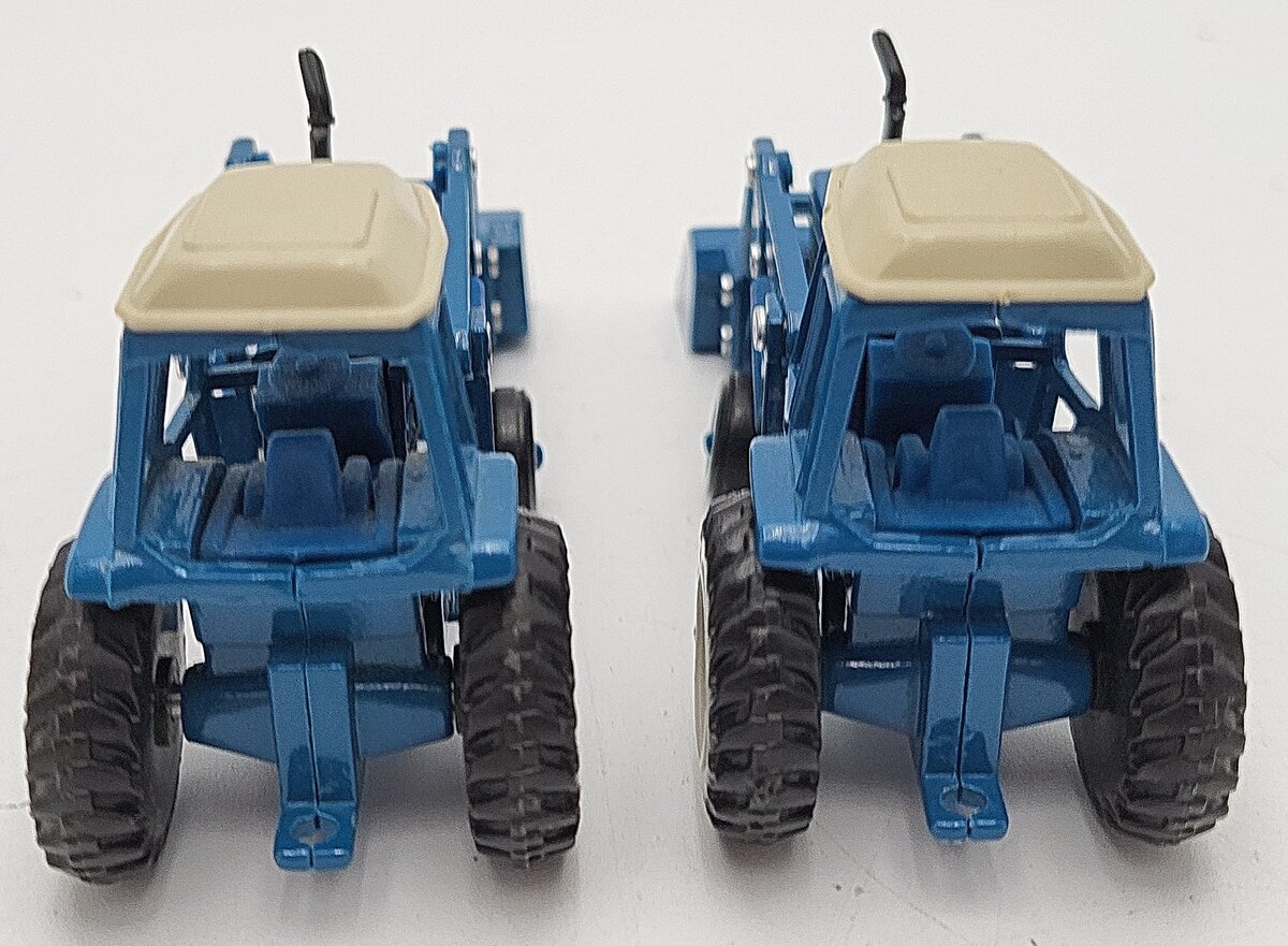 Ertl 828 1:64 Blue Vintage 1986 Ford TW-35 Tractor With Front End Loader [2] EX