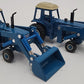 Ertl 828 1:64 Blue Vintage 1986 Ford TW-35 Tractor With Front End Loader [2] EX