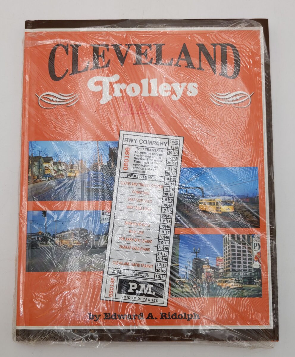 Cleveland Trolleys In Color Hardcover Book By Ed Ridolph EX