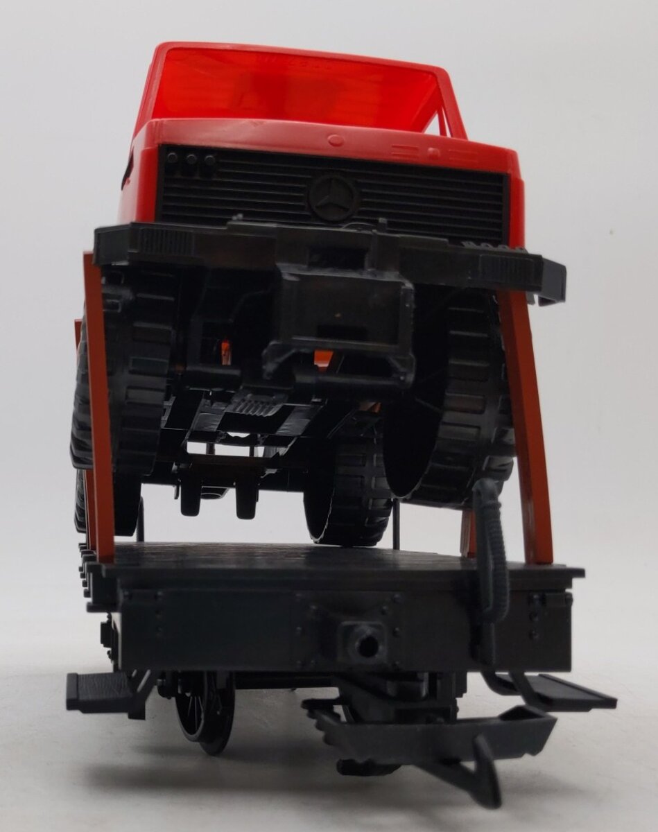 LGB 94169 G Scale Flatcar with Truck Load EX/Box