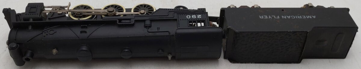 American Flyer 290 Vintage S 4-6-2 Die-Cast Steam Locomotive & Tender VG