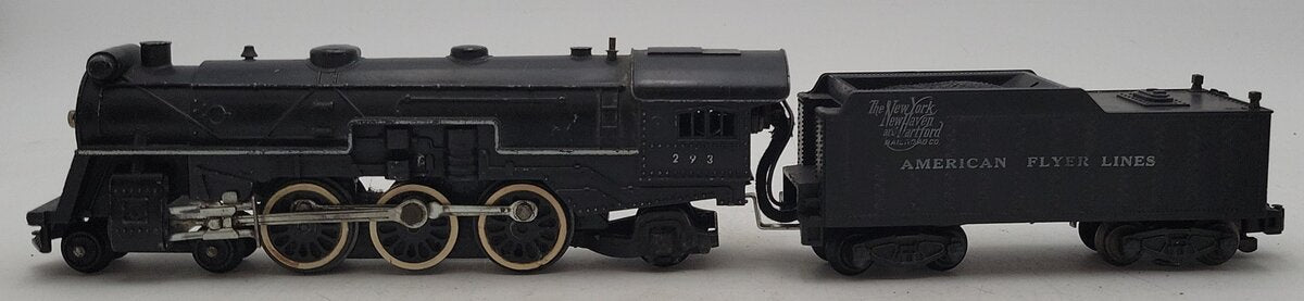 American Flyer 293 Vintage S NY, NH & Hartford 4-6-2 Steam Locomotive & Tender VG