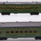 Lionel 2402 Vintage O Postwar Lionel Lines Green/Gray Chatham Pullman Cars [2] VG