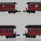 Roundhouse 89430 N Atlantic Coast Line Ready-To-Run Passenger Cars EX/Box