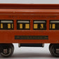Lionel 710 Vintage O Prewar Orange Tinplate Pullman Car VG