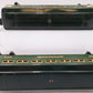 Lionel 2640 Vintage O Prewar Tinplate Green Pullman Passenger Cars [2] VG