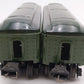 Lionel 2640 Vintage O Prewar Tinplate Green Pullman Passenger Cars [2] VG