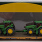 Athearn 10446 N Scale John Deere 53' Flatcar #90599 with 2 John Deere Tractors LN/Box