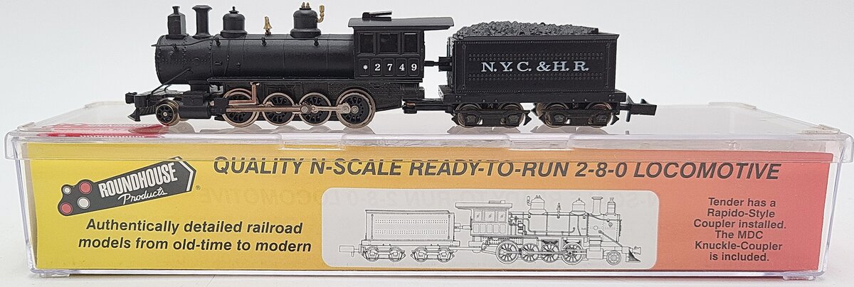 Roundhouse 8009 New York Central & Hudson River 2-8-0 #2749 EX/Box