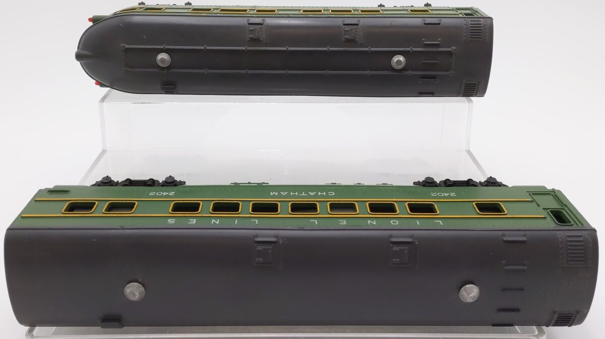 Lionel Vintage O Lionel Lines Observation & Pullman Cars 2401, 2402 [2] VG