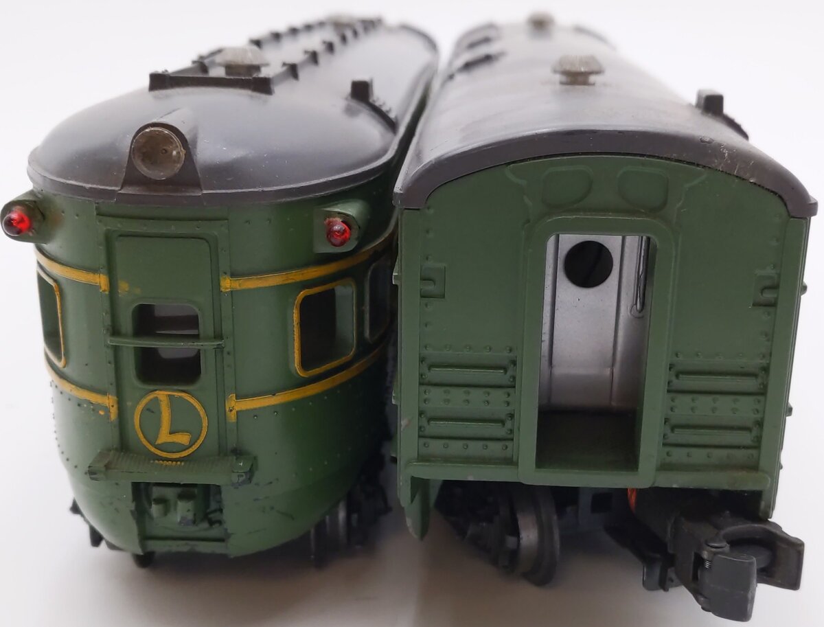 Lionel Vintage O Lionel Lines Observation & Pullman Cars 2401, 2402 [2] VG