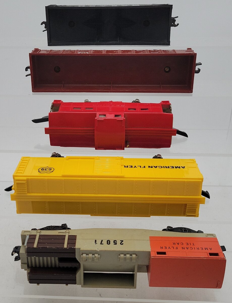 American Flyer S Gauge Assorted Freight Cars #940,24110,630,639,25071 [5] VG