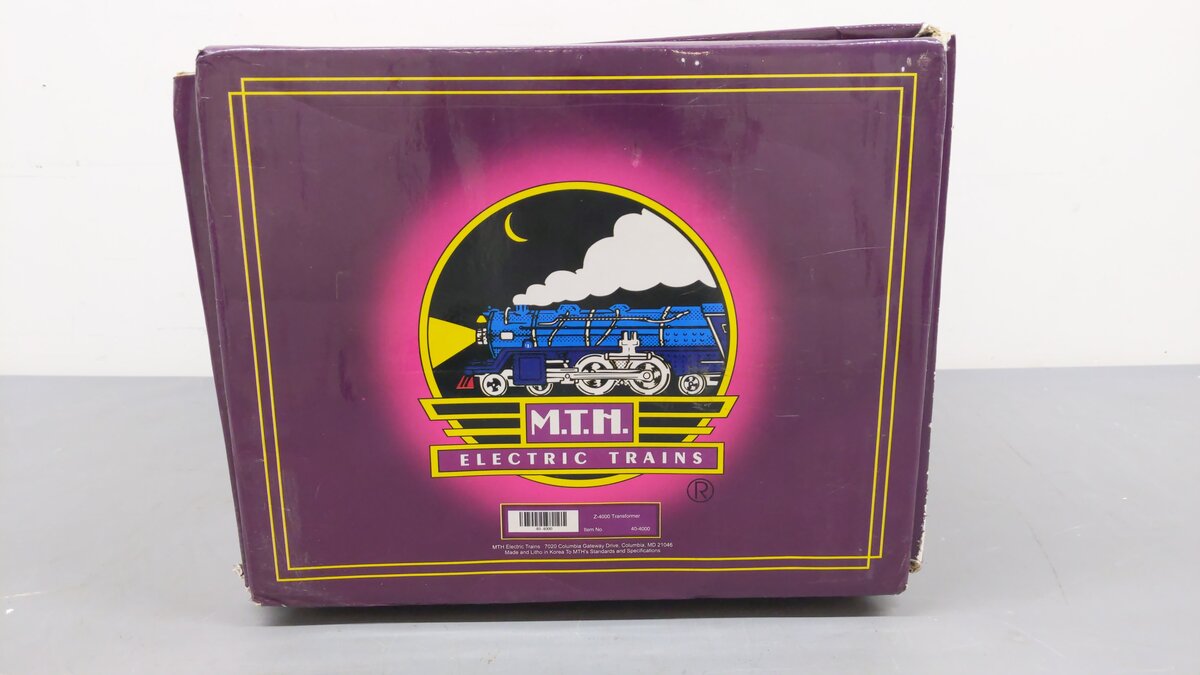 MTH 40-4000 O Z-4000 400W Dual Control Transformer EX/Box