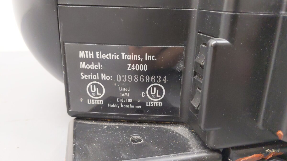 MTH 40-4000 O Z-4000 400W Dual Control Transformer EX/Box
