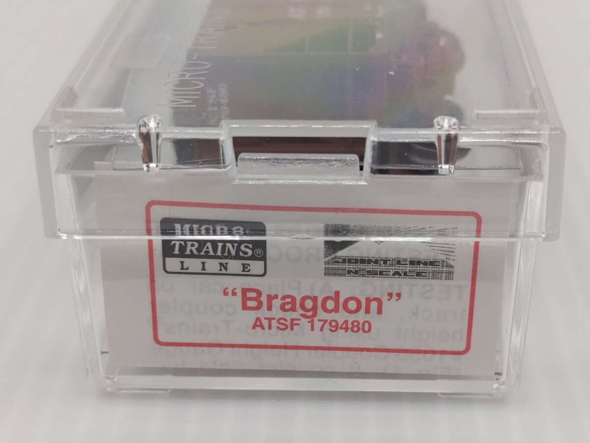 Micro-Trains N Scale Special Run ATSF "Bragdon" 3-Bay Hopper w/Load #179480 LN/Box