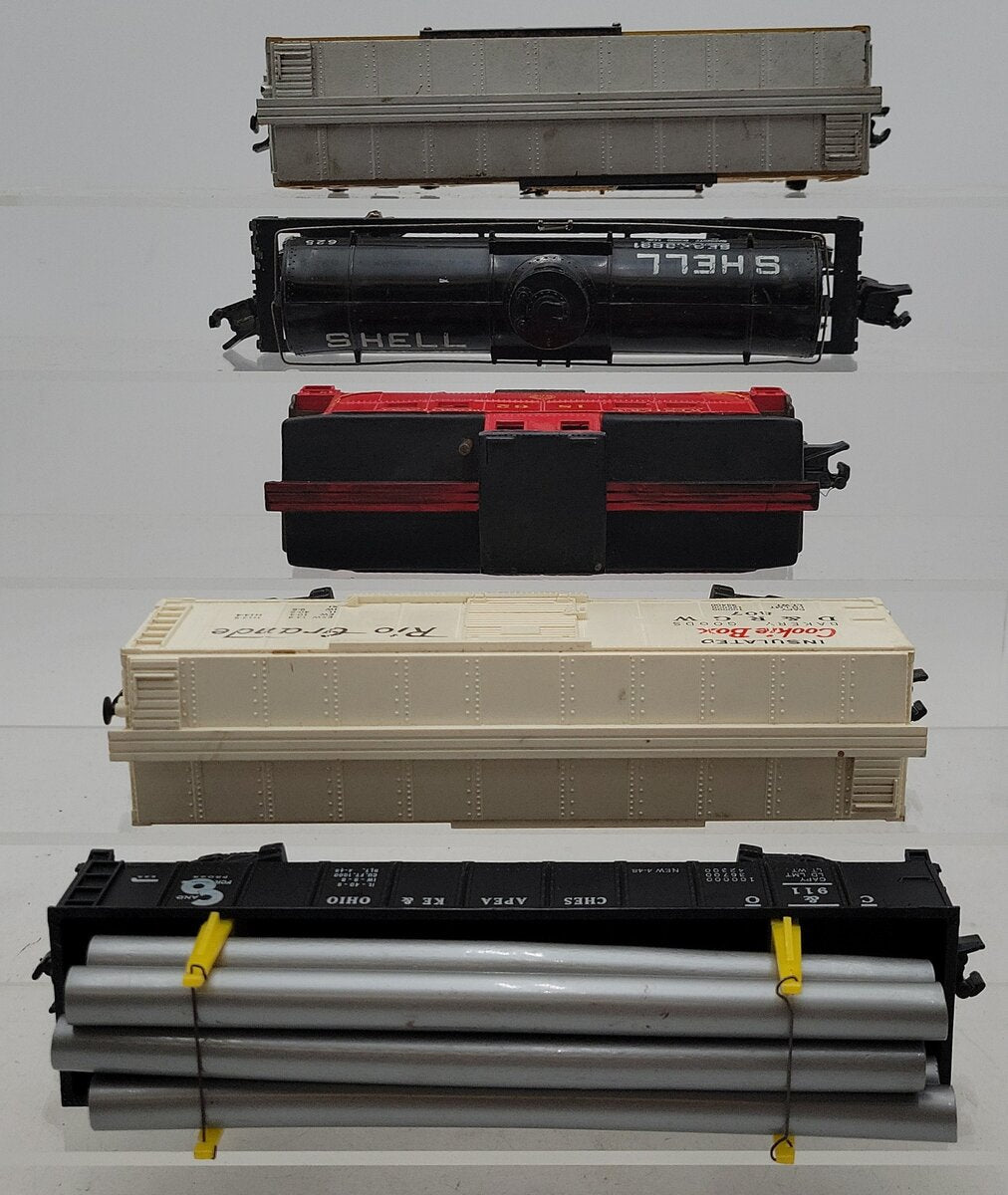 American Flyer S Gauge Vintage Freight Cars #24076,623,1862,807,911 [5] VG