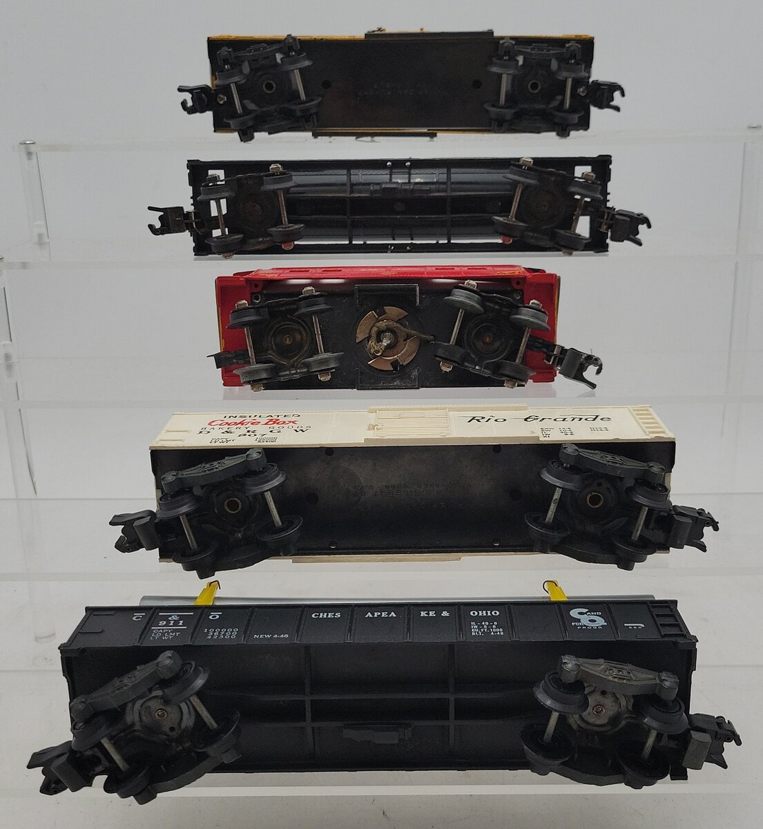 American Flyer S Gauge Vintage Freight Cars #24076,623,1862,807,911 [5] VG