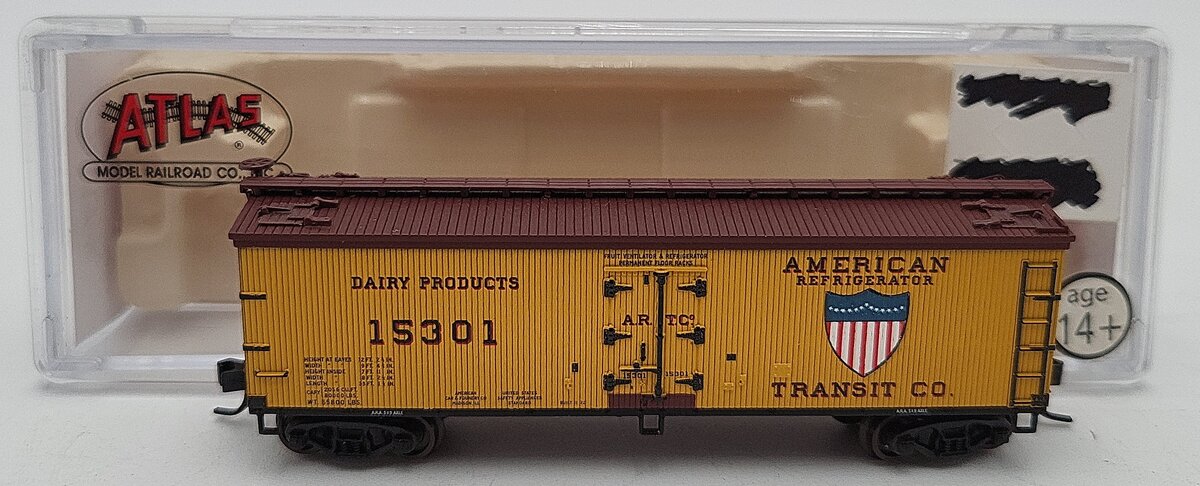 Atlas 41543 N ART 40' Wood Reefer #15301 LN/Box