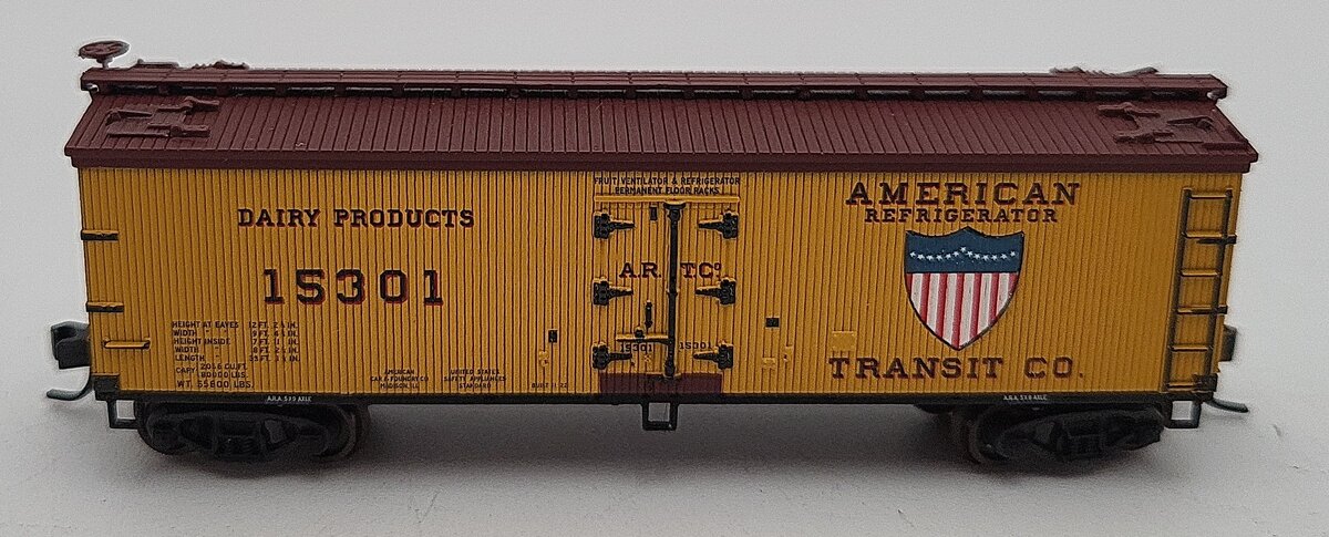 Atlas 41543 N ART 40' Wood Reefer #15301 LN/Box