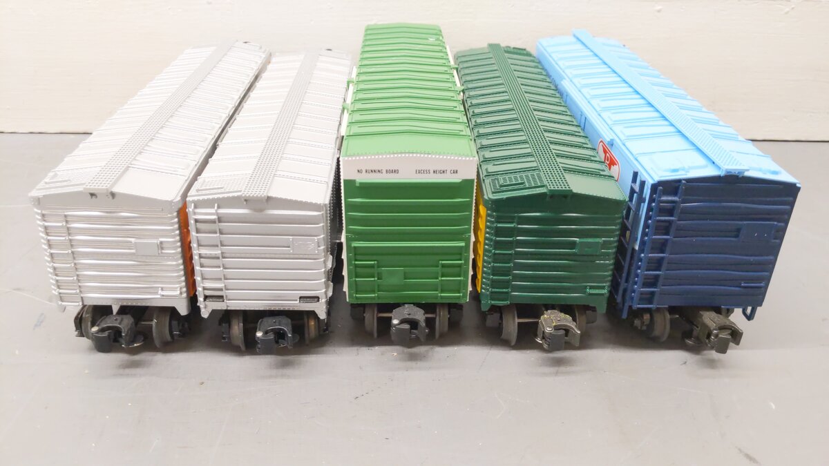 Lionel and Others O Assorted Freight Cars 9701, 9887, 19262, 9872, 2319[5] EX/Box