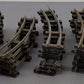 American Flyer S Gauge Vintage Straight & Curved Track Sections (46) VG