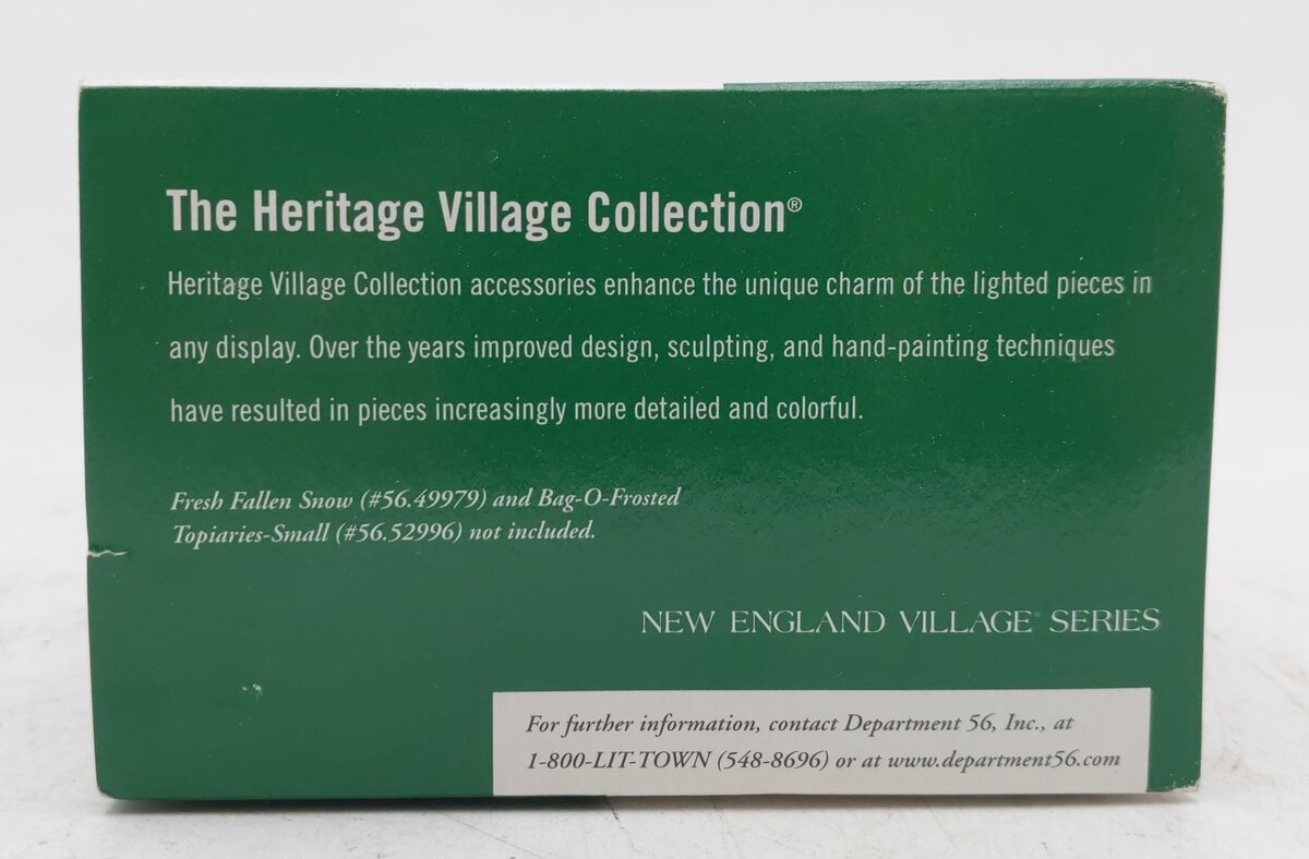 Dept 56 56.56697 New England Village “Good Day Reverend” Ceramic Figures EX/Box