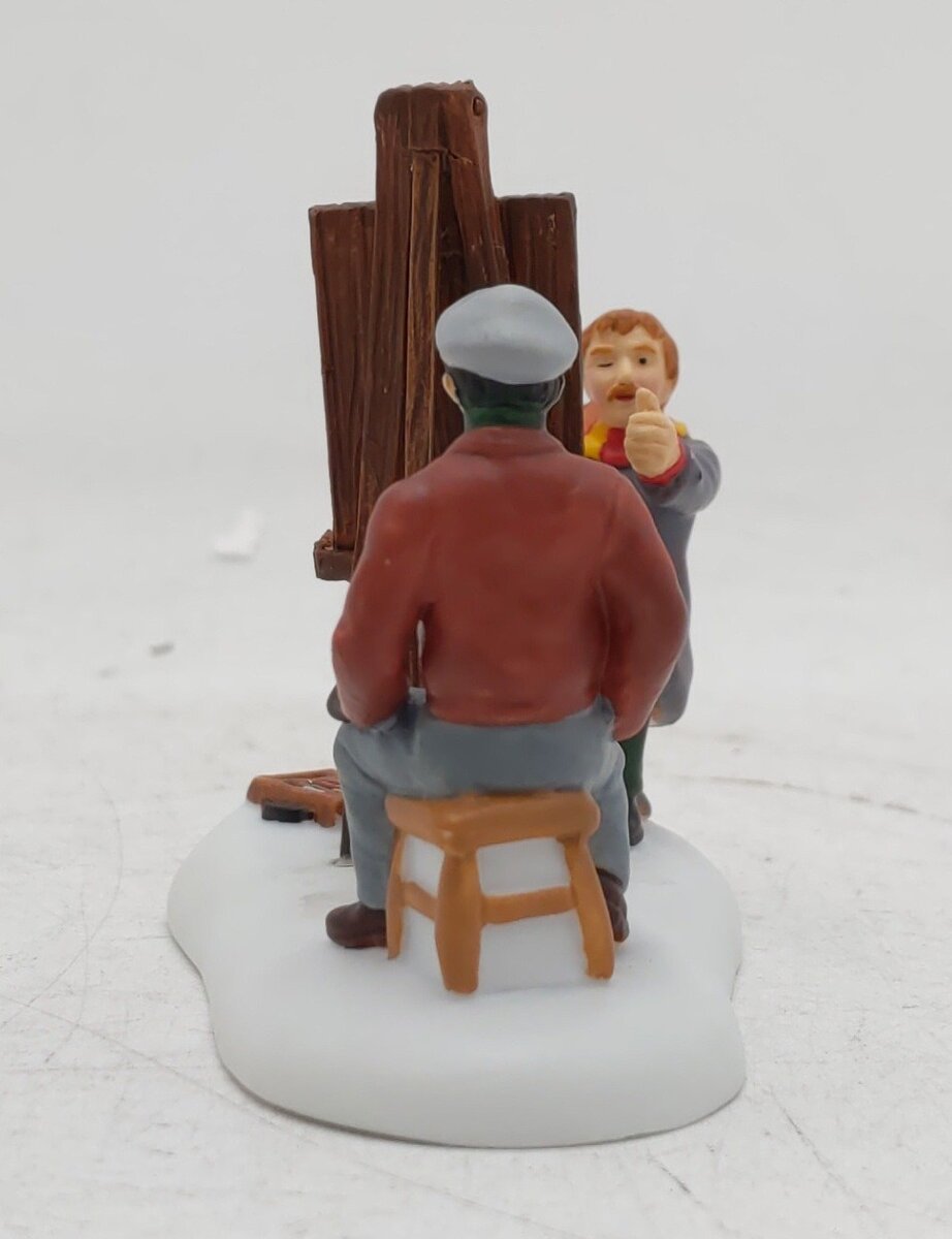 Dept 56 56.59478 Christmas In The City "The Caricature Artist" Ceramic Figures EX/Box