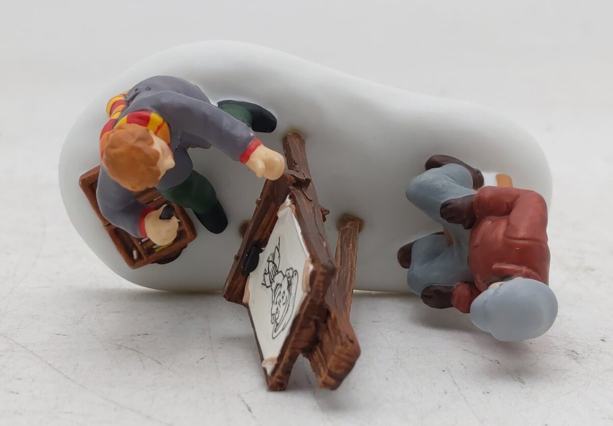Dept 56 56.59478 Christmas In The City "The Caricature Artist" Ceramic Figures EX/Box