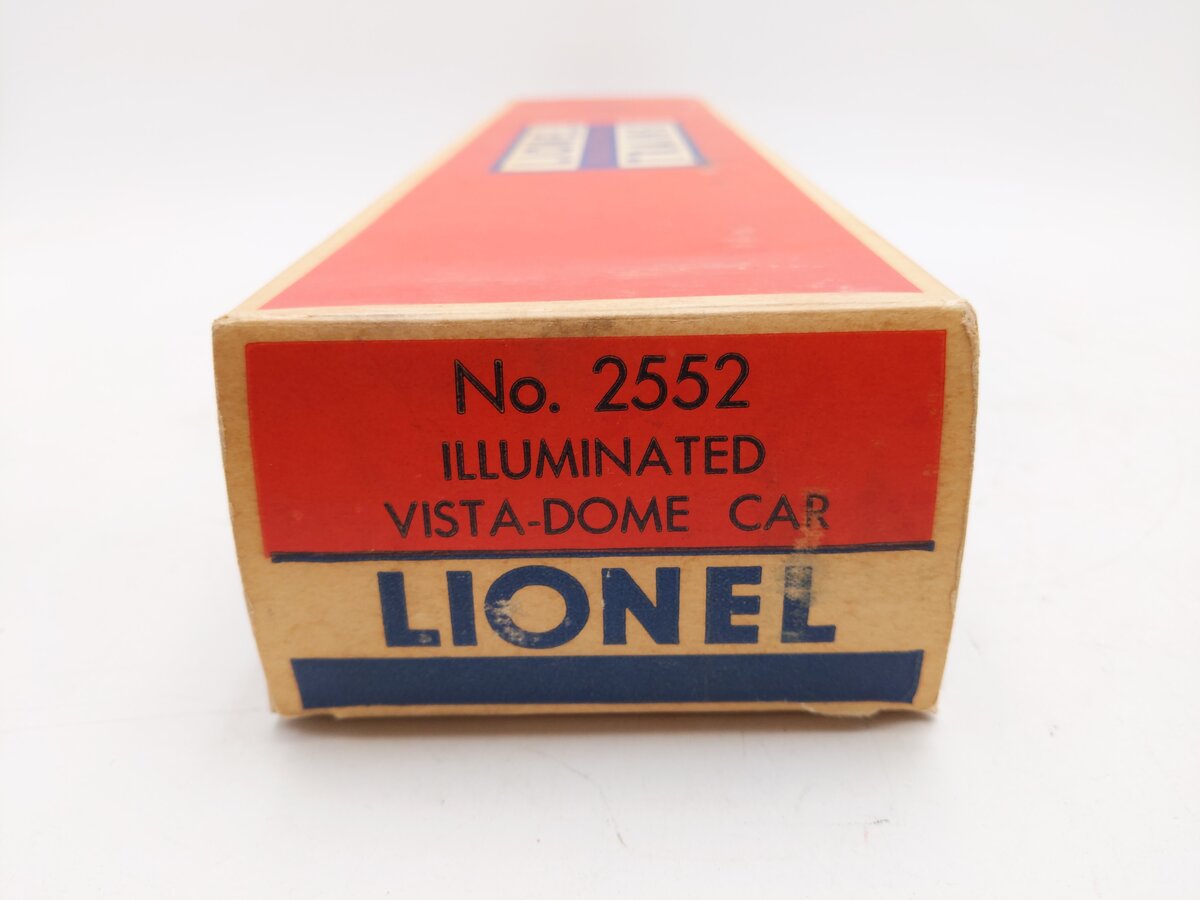 Lionel 2552 Vintage O Canadian Pacific Skyline 500 Aluminum Vista Dome Car EX/Box