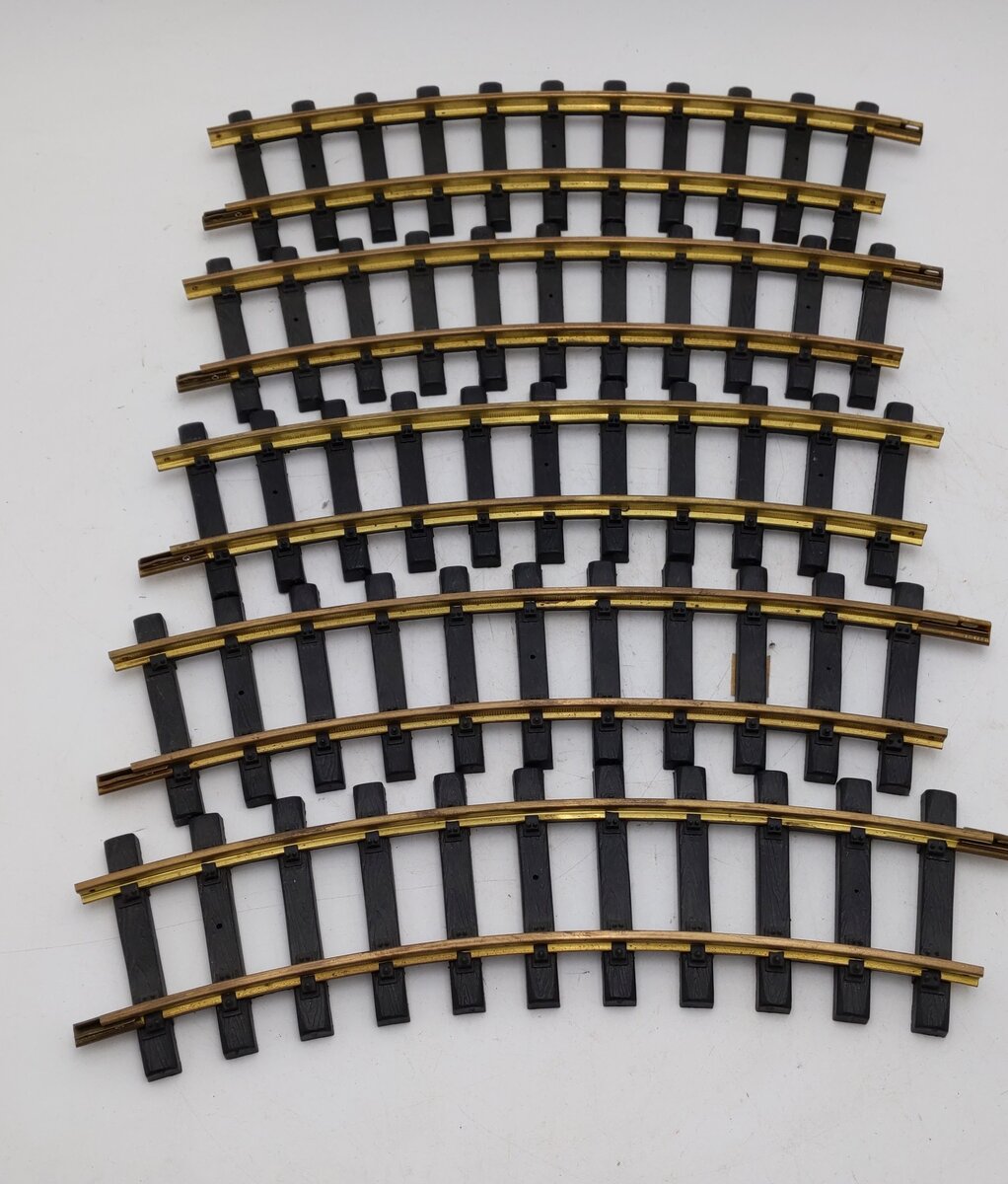 Aristo-Craft 11100 Euro Brass 4 Ft. Diameter Curved Track[5] EX