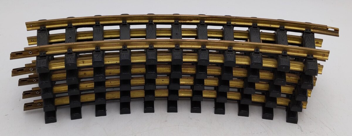 Aristo-Craft 11100 Euro Brass 4 Ft. Diameter Curved Track[5] EX