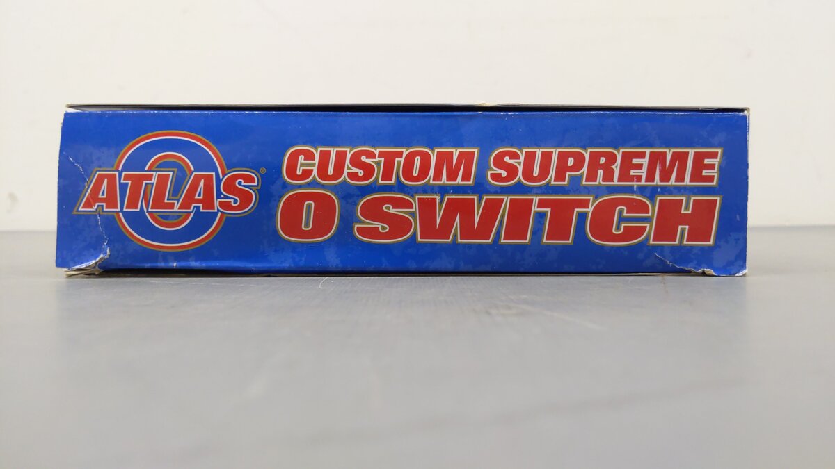 Atlas 6070 O / O54 Gauge Nickel Silver Left Hand Remote Switch Turnout EX/Box
