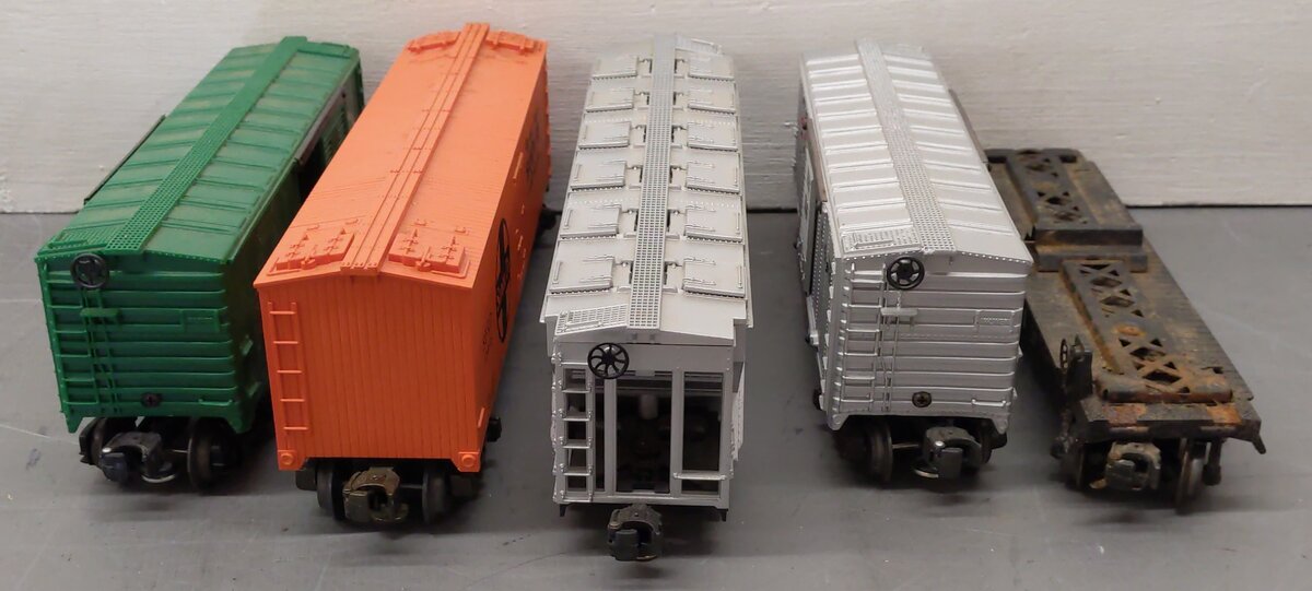 Lionel/K-Line O Gauge Freight Cars #6424,6416,6477,9267,13448 [5] VG
